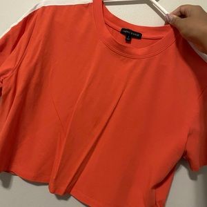 Coral crop top from kendal and kylie